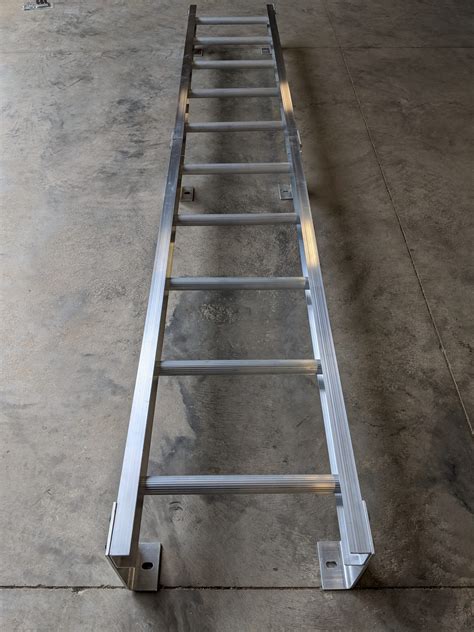 pre-fabricated aluminum ladder 16'3|fixed ladders for sale.